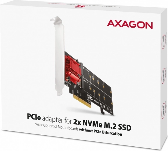 Dva NVMe M.2 diska brez potrebe po bifurkaciji