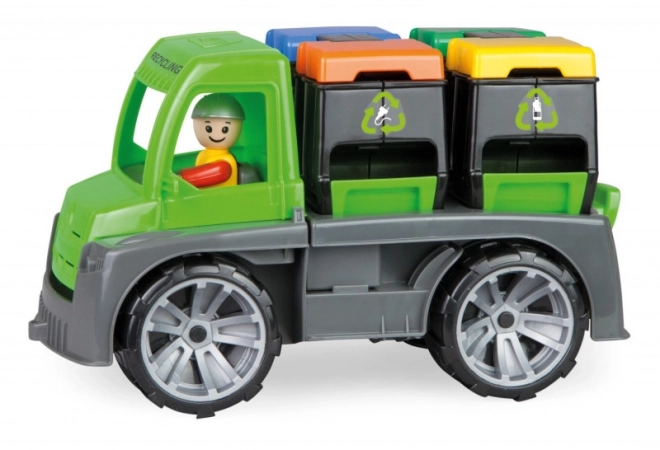 Auto Truxx tovornjak s kontejnerji z figurico plast 28cm v škatli 39x16x22cm 24m+