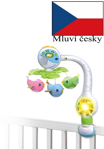 Pojoči vrtiljak za dojenčke 3v1