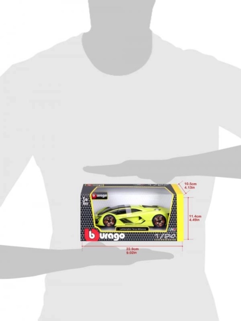Bburago 1:24 Lamborghini Terzo Millenio Zeleno