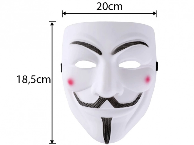 Halloween maska Anonymous Vendetta Acta Protes