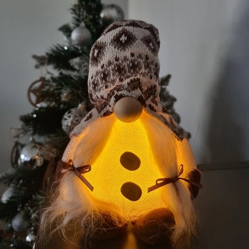 Škrat stoječi z LED osvetlitvijo