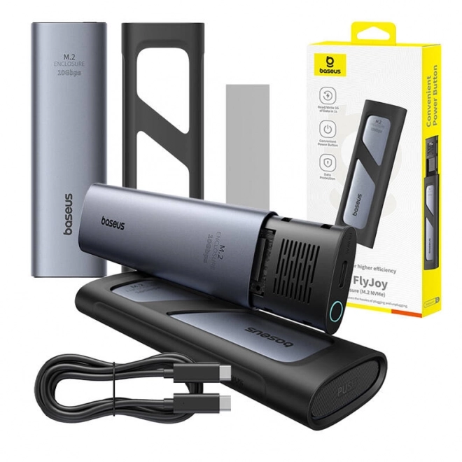 Ovitka za SSD Baseus FlyJoy (siva)