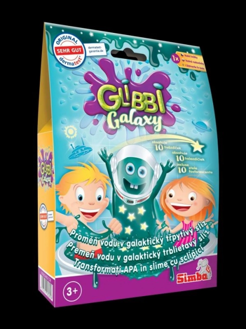 Glibbi Galaxy Slime z zvezdicami