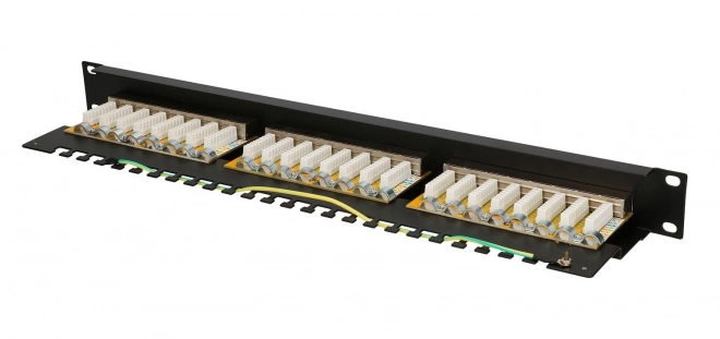 Patch panel 24 portov Cat.6 STP