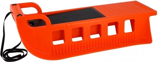 Plastične sani Kamzík s trakom 85 × 41 cm – Oranžne