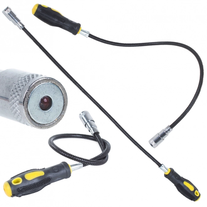 Prilagodljivo magnetno prijemalo z LED svetilko