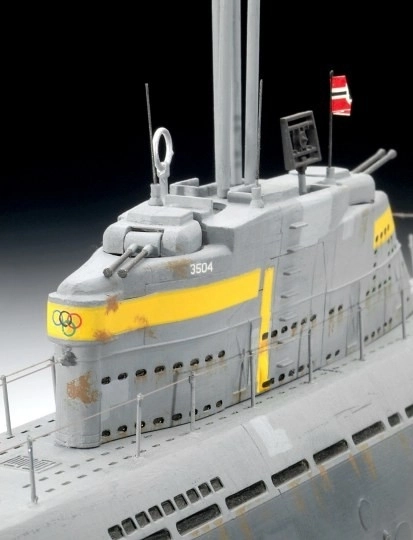Plastični model nemške podmornice TYPE XXI 1/144