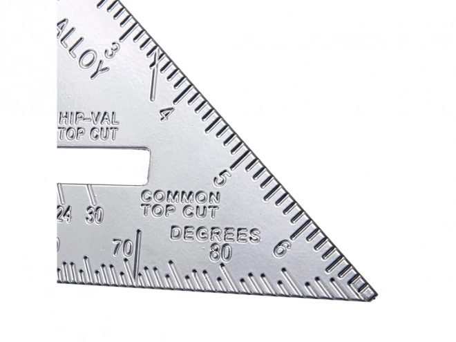 Aluminijast kotnik z graviranimi oznakami 180 mm