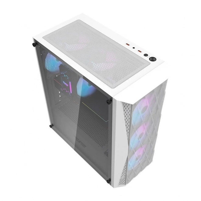 Ohišje računalnika Darkflash DK352 Mesh belo