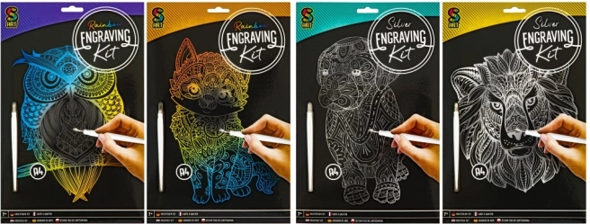 GRAFIX mavrična praskanka – mačka