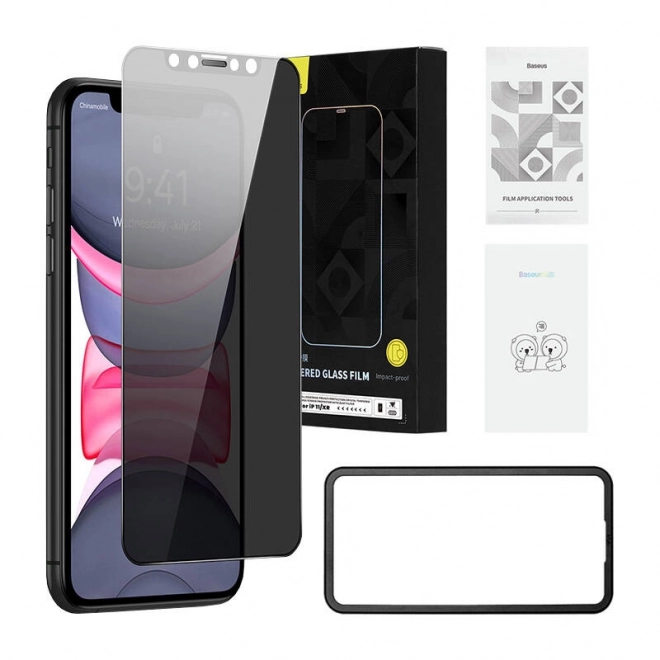 Kaljeno steklo Baseus 0,3 mm za iPhone 11/XR