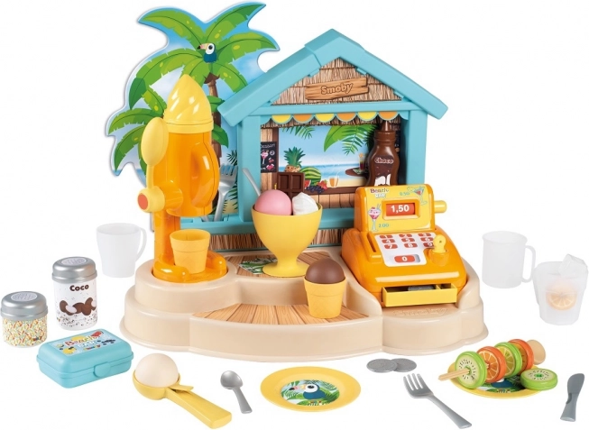 SMOBY plažni bar z sladoledom in blagajno