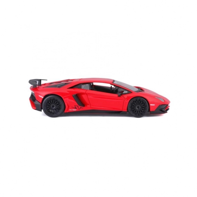 Kovinski model Bburago Lamborghini Aventador rdeč 1:24