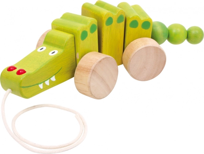 Leseni vlečni krokodil Small Foot