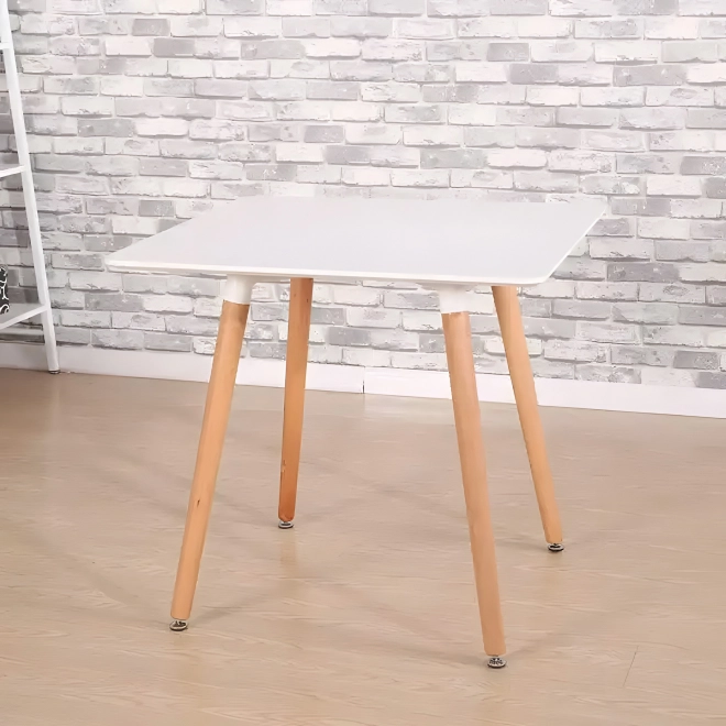 Moderna lesena kvadratna kuhinjska miza 80x80 cm