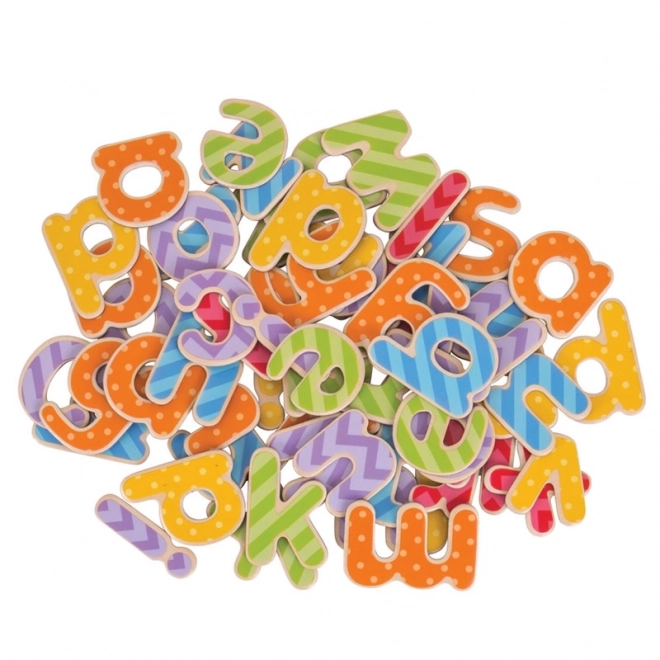 Bigjigs Toys Magnetna barvna abeceda (male črke)