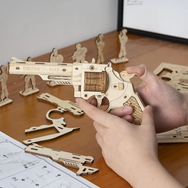 RoboTime 3D les puzzle za sestavljanje Revolver Corsac