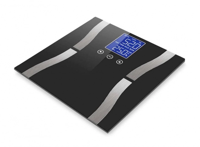 Analitična 180kg steklena kopalniška tehtnica z LCD zaslonom