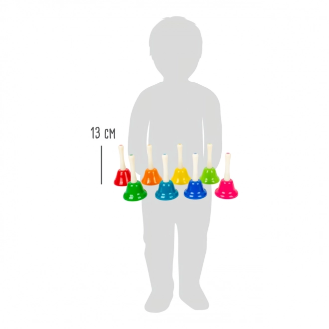 Mali zvončki Foot Set za male glasbenike 8 kos