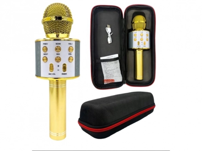 Brezžični bluetooth mikrofon karaoke
