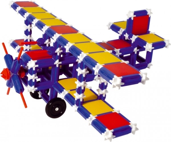 Konstruktorski set SEVA KLASIK dvojka plast 366 delov v škatli 36x33,5x5cm