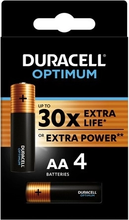 Alkalne baterije AA LR6 Optimum, pakiranje 4 kos