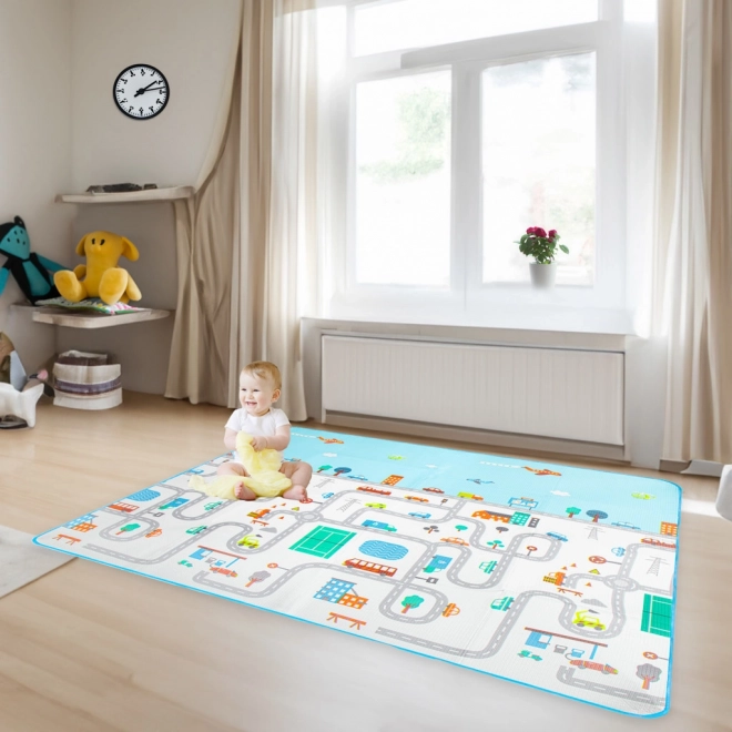 Igralna termo podloga za otroke 180x200 cm - mesto
