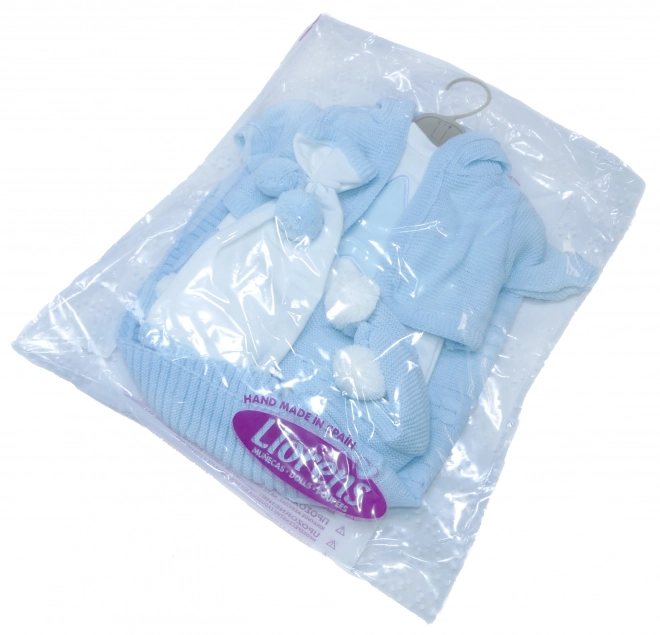 Llorens M740-45 oblačilni set za lutko dojenček NEW BORN velikosti 40-42 cm