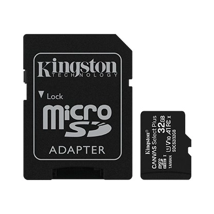 Pomnilniška kartica MicroSD 32GB Canvas Select Plus 100MB/s adapter