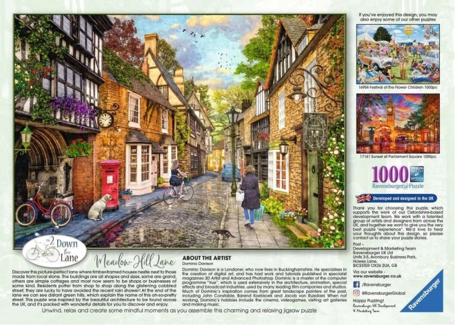Uganka Ravensburger Meadow Hill Lane 1000 kosov