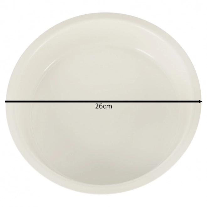 Okrogla oblika za peko kolačev, quiche 26 cm rjava