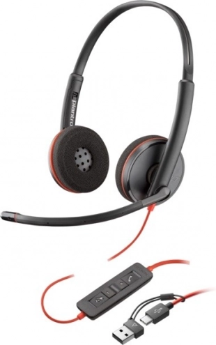 Slušalke Blackwire USB-A/C črna