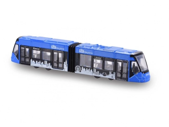 Tramvaj Siemens Avenio kovinska, modra
