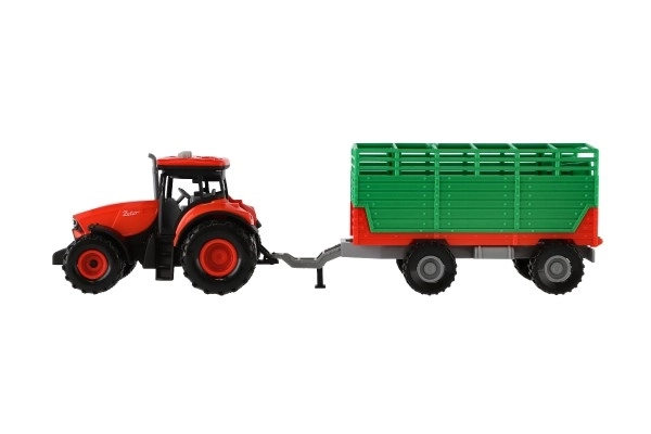 Traktor Zetor s prikolico s svetlobnimi in zvočnimi učinki - 36 cm