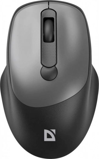 Brezžična miška silent click Defender Feam MM-296 RF 1600 DPI – Siva