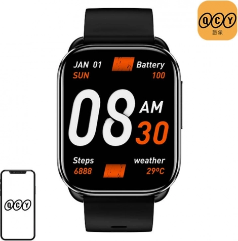 Pametna ura QCY Watch GS siva
