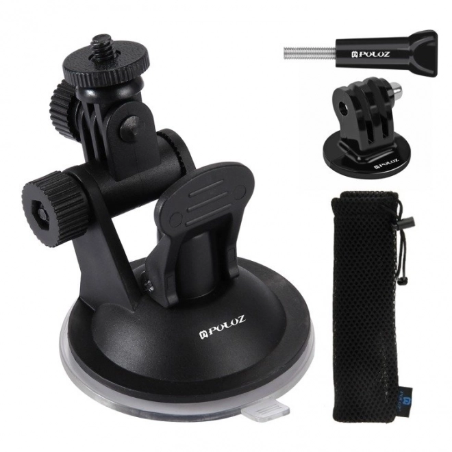 Steklen avto nosilec Puluz za GOPRO Hero, DJI Osmo Action PU51