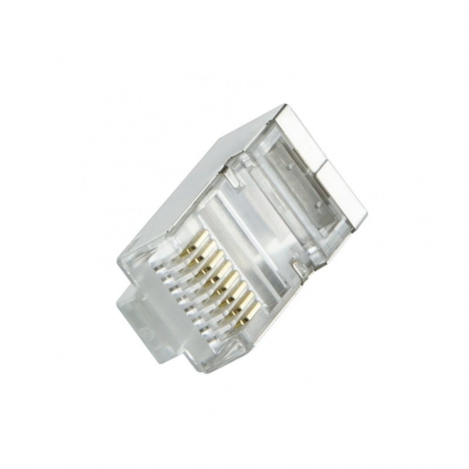Konektorji RJ45 CAT.6 z zaščito, črni