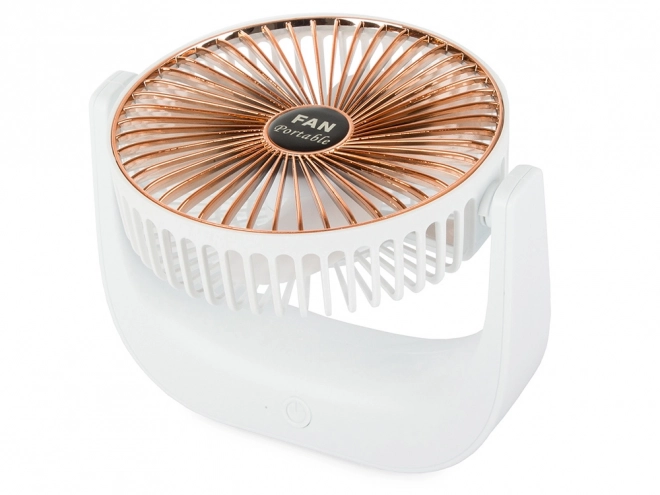 Brezžični namizni ventilator – Belo-roza
