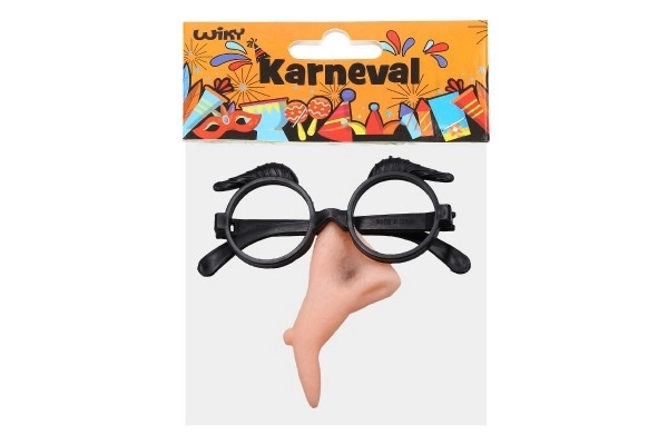 Komplet karneval - čarovnica (nos + očala)