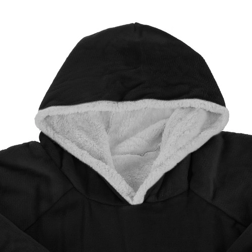Mikina XXL - Črna odeja Ruhhy 24403