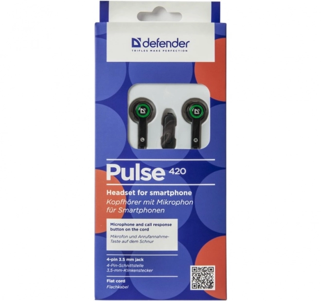 Ušesne slušalke Defender Pulse 420