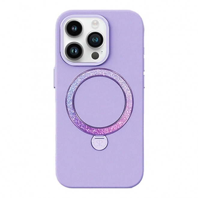 Ovitkev za telefon Joyroom Dancing Circle za iPhone 15 Pro vijolična