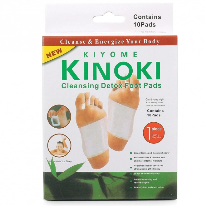 Detox obliži za stopala Kinoki, 10 kos
