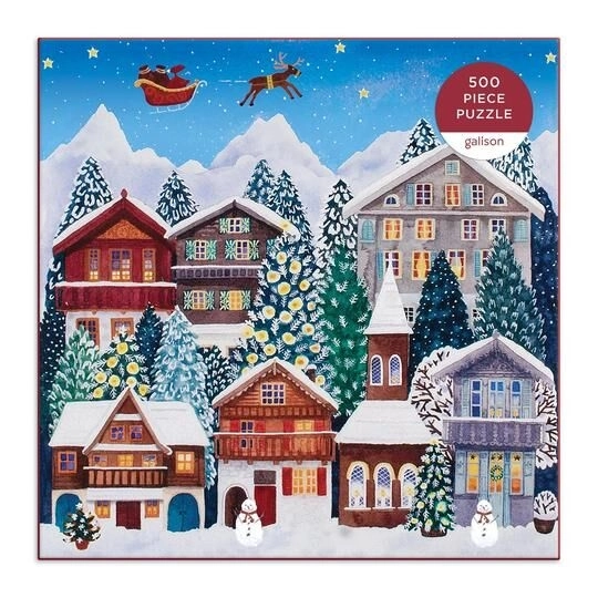 Puzzle božična vas 500 kosov