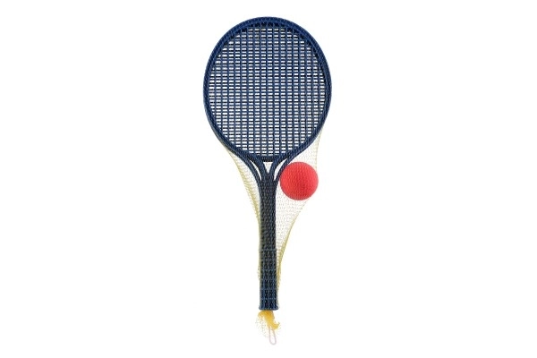 Mehki tenis plastični barvni+nogo 53cm v mreži
