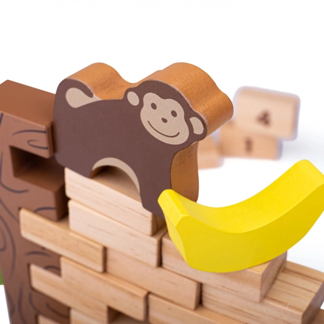 Bigjigs Toys Lesena motorna igra Podivna Džungla