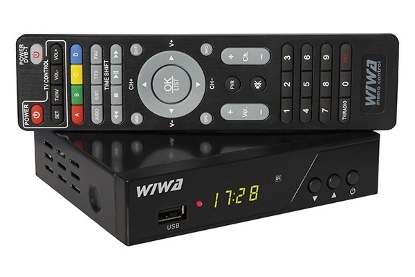 Moderný tuner WIWA s technológiou H.265 PRO