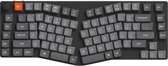 Brezžična nizkoprofilna tipkovnica Keychron K15 Max z LED in rdečimi stikali